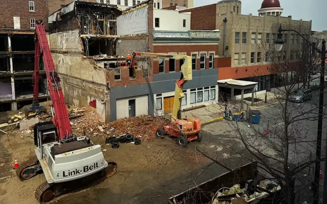 Image: A demolition, planned renovation for Adams Street