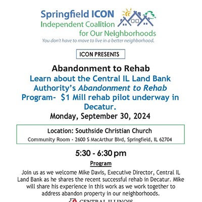 Abandonment to Rehab - Springfield ICON Meeting