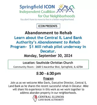 Image: Abandonment to Rehab - Springfield ICON Meeting