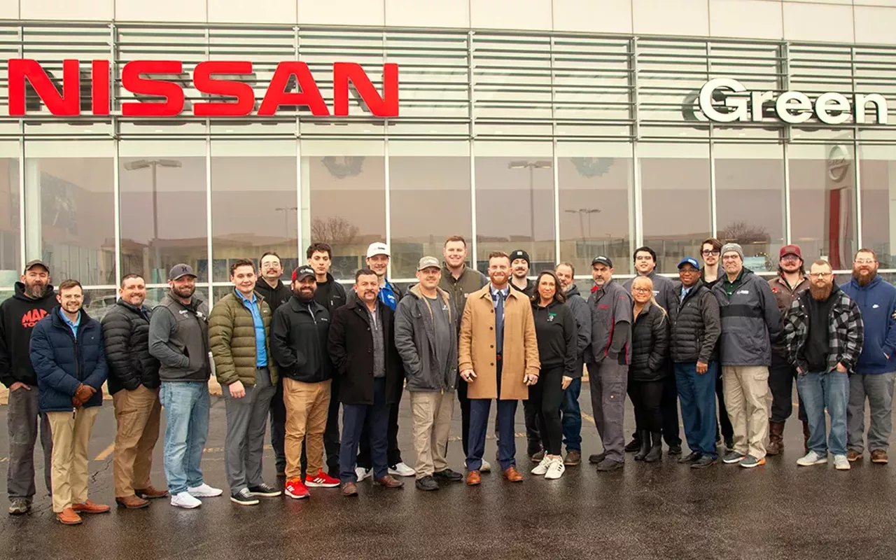 Image: Green Nissan