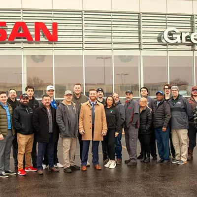 Image: Green Nissan