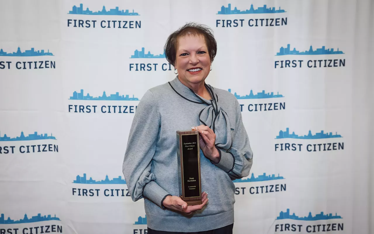 Image: Joan Bartolon receives First Citizen Award