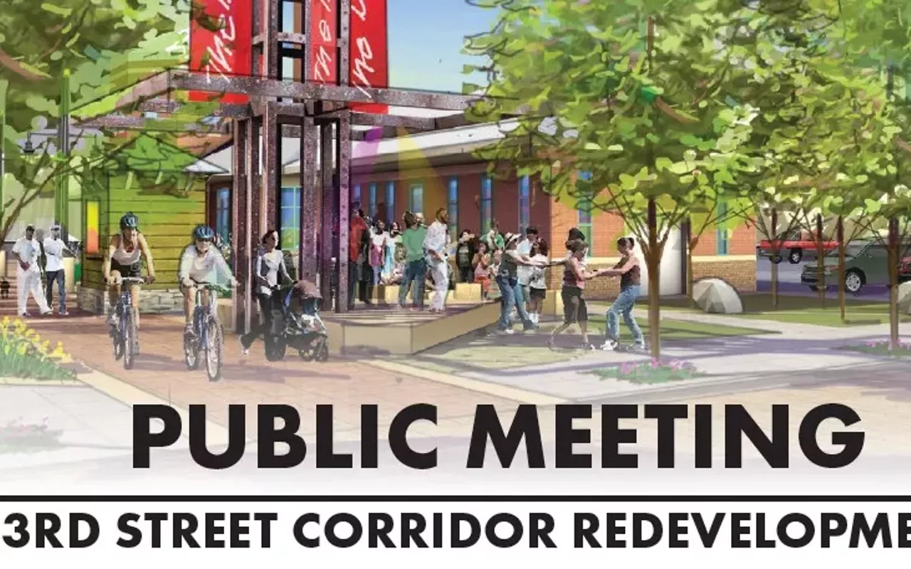 Image: Public meeting for Third Street Corridor redevelopment project