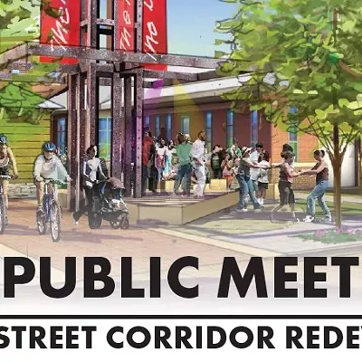 Image: Public meeting for Third Street Corridor redevelopment project