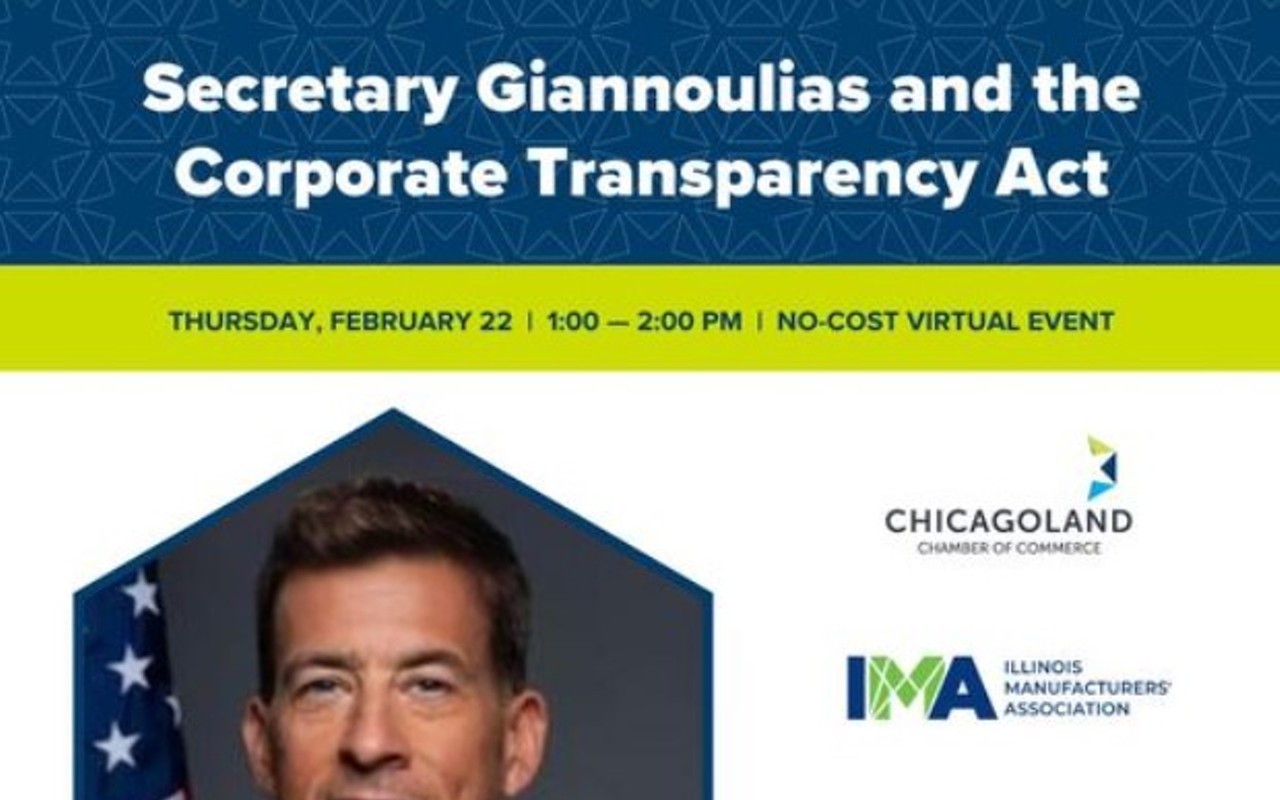 Secretary Giannoulias  and the Corporate Transparency Act