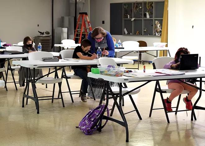 Businesses help parents with remote learning