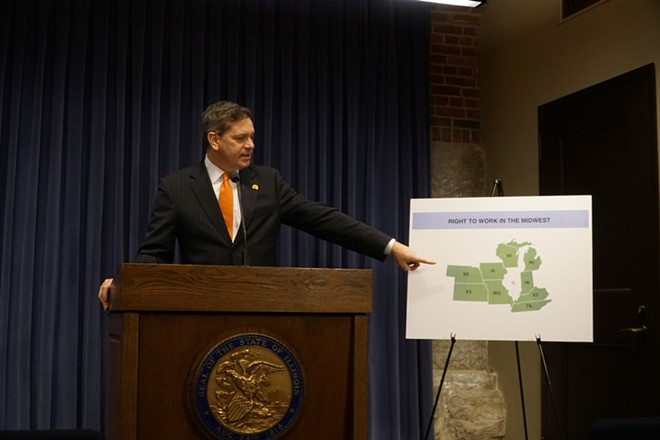 Illinois surrounded by 'right to work' states as Missouri adopts controversial policy