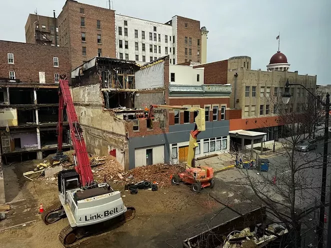 A demolition, planned renovation for Adams Street